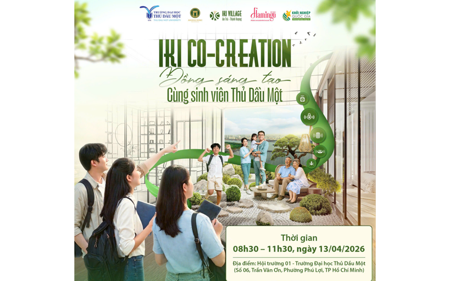 IKI Co-Creation đến với sinh viên Trường Đại học Thủ Dầu Một: Đồng sáng tạo giải pháp từ những vấn đề thực tiễn